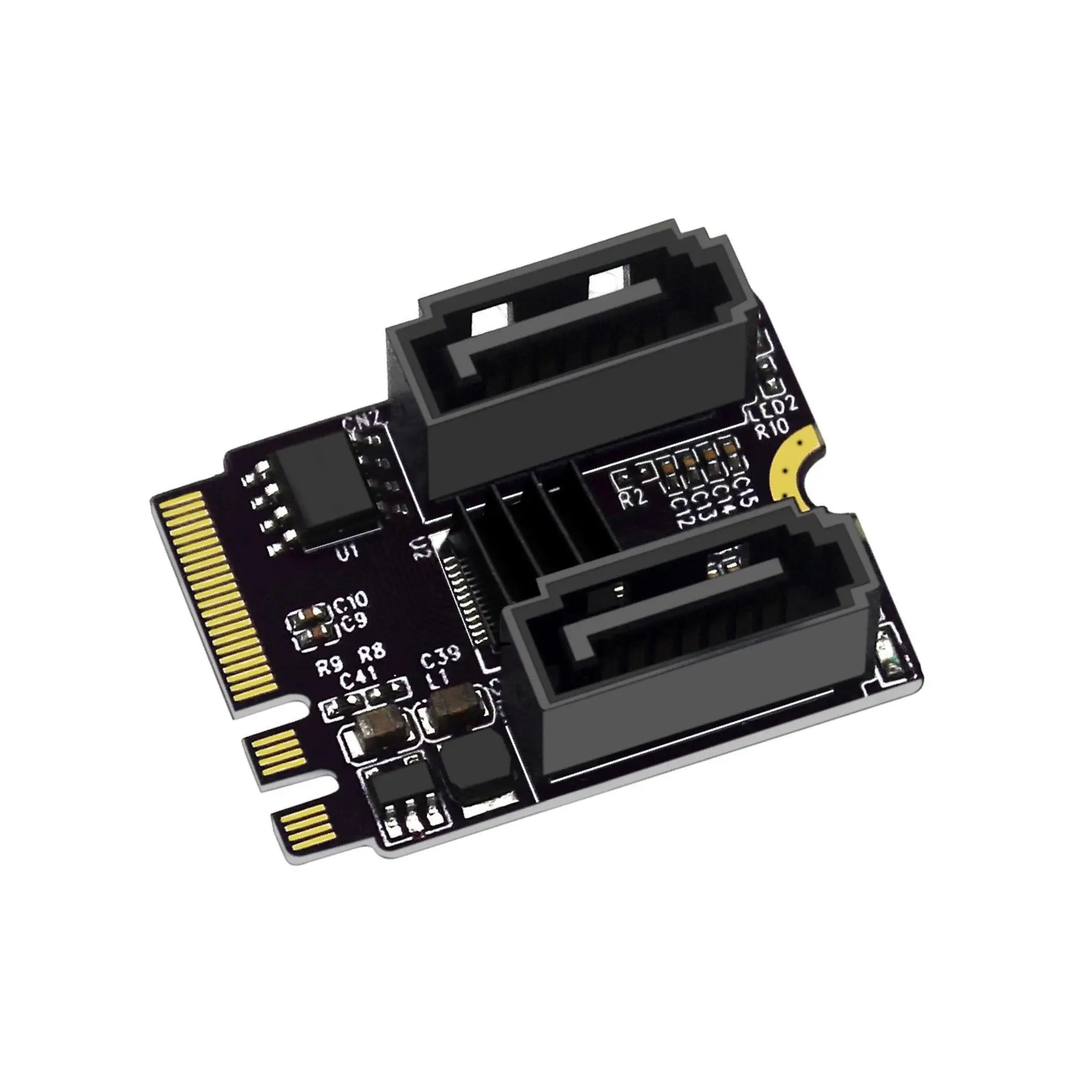 

M2 to SATA 3.0 Expansion Card WiFi PCIe 3.0 A+E for PC Computers