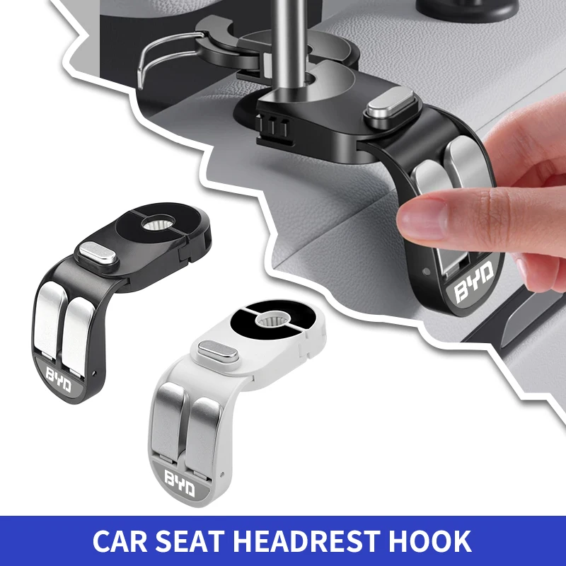 

Car Seatback Hook Headrest Hanger Trunk Storage Holder Clip Accessories For BYD M6 G3 G5 T3 F3 I3 F0 F6 S6 S8 E5 E6 G6 L3 S8 Tan