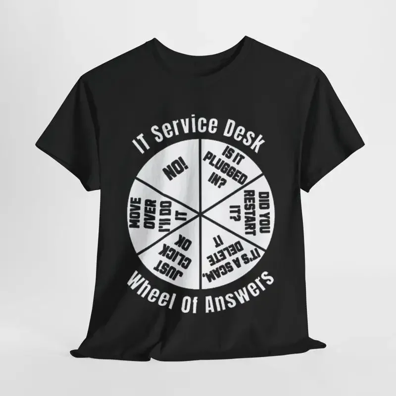 IT Service Desk Funny T Shirt TEE Urban