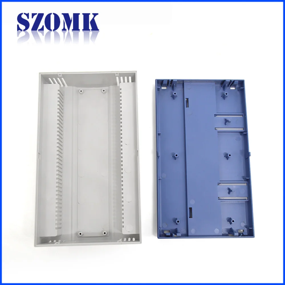 OEM Small Relay Electronic Module Terminal Cover ABS Boxes Control PLC Industrial Mounting PCB Plastic Din Rail Enclosure