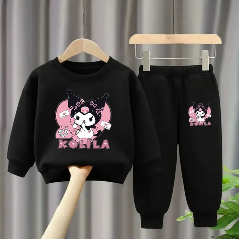 2026 Herbst Winter Neuer Stil Mädchen O-Ausschnitt Pullover+Lange Hose 2-Teiliges Set Kinder Mode Trainingsanzug Teenager Kinder Lässiger Trainingsanzug – Detail 2