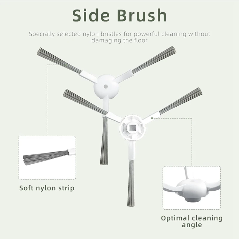 Pièces de rechange AC66 compatibles avec les accessoires d'aspirateur Robot Dreame L10S Ultra / L10 Ultra, brosse principale, sacs à poussière