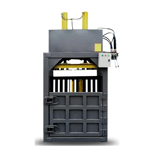 Hydraulic Driven Recycling Vertical Baler Equipment Wool Baling Press Machine Waste Paper Plastic Film Baler