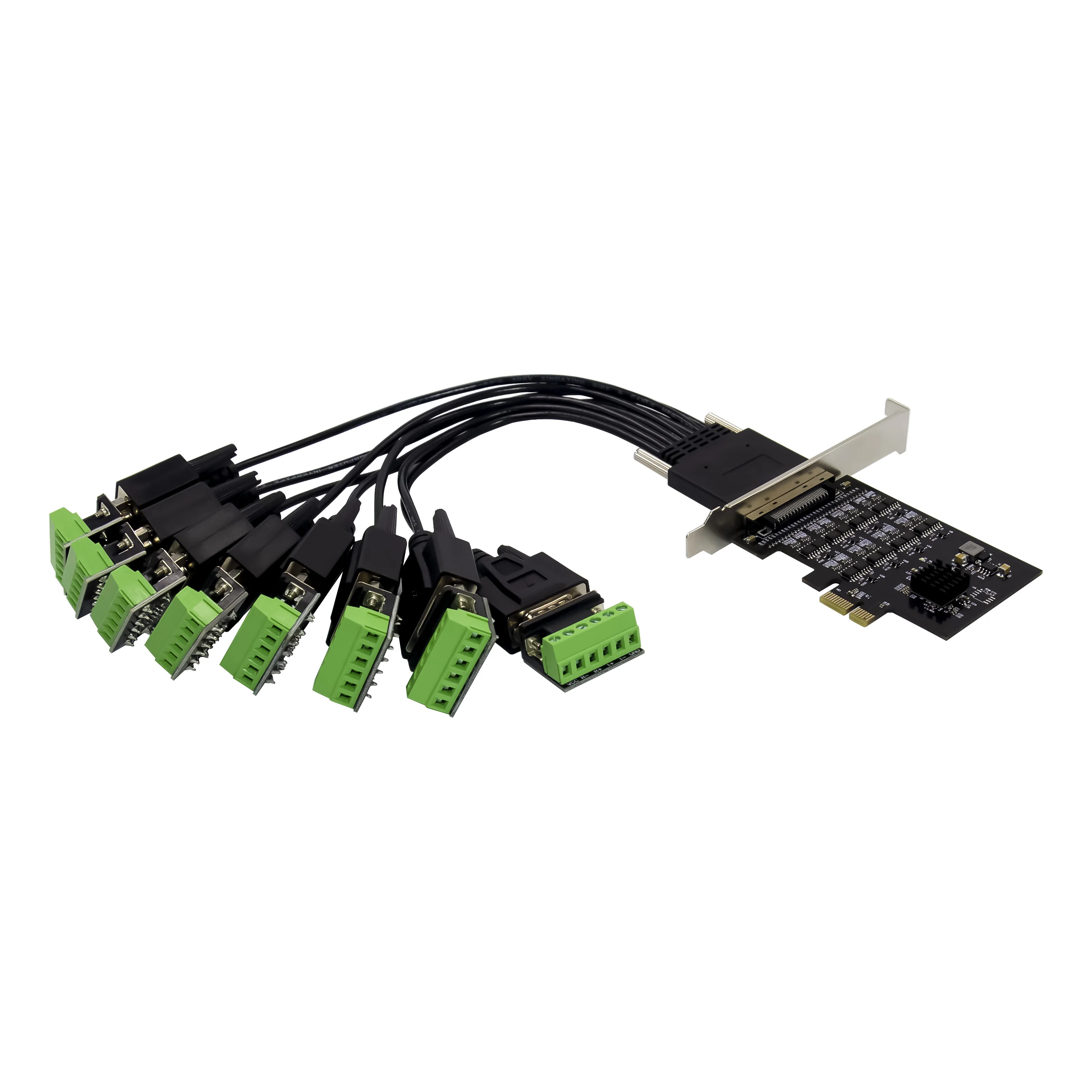 Sunweit ST345 PCI Express 8 portas Serial RS422 RS485 Cartão Multi RS-422 RS-485 Adaptador
