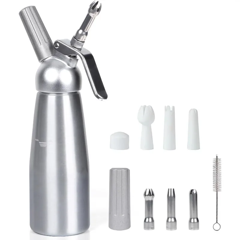 Aluminum alloy cream gun foamer milk tea shop bubble beater piping gun