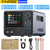 FNIRSI IPS3608 Adjustable DC Power Supply 36V 8A 285W Lab Bench Power Supply Voltage and Current Regulator USB Type-C Interface