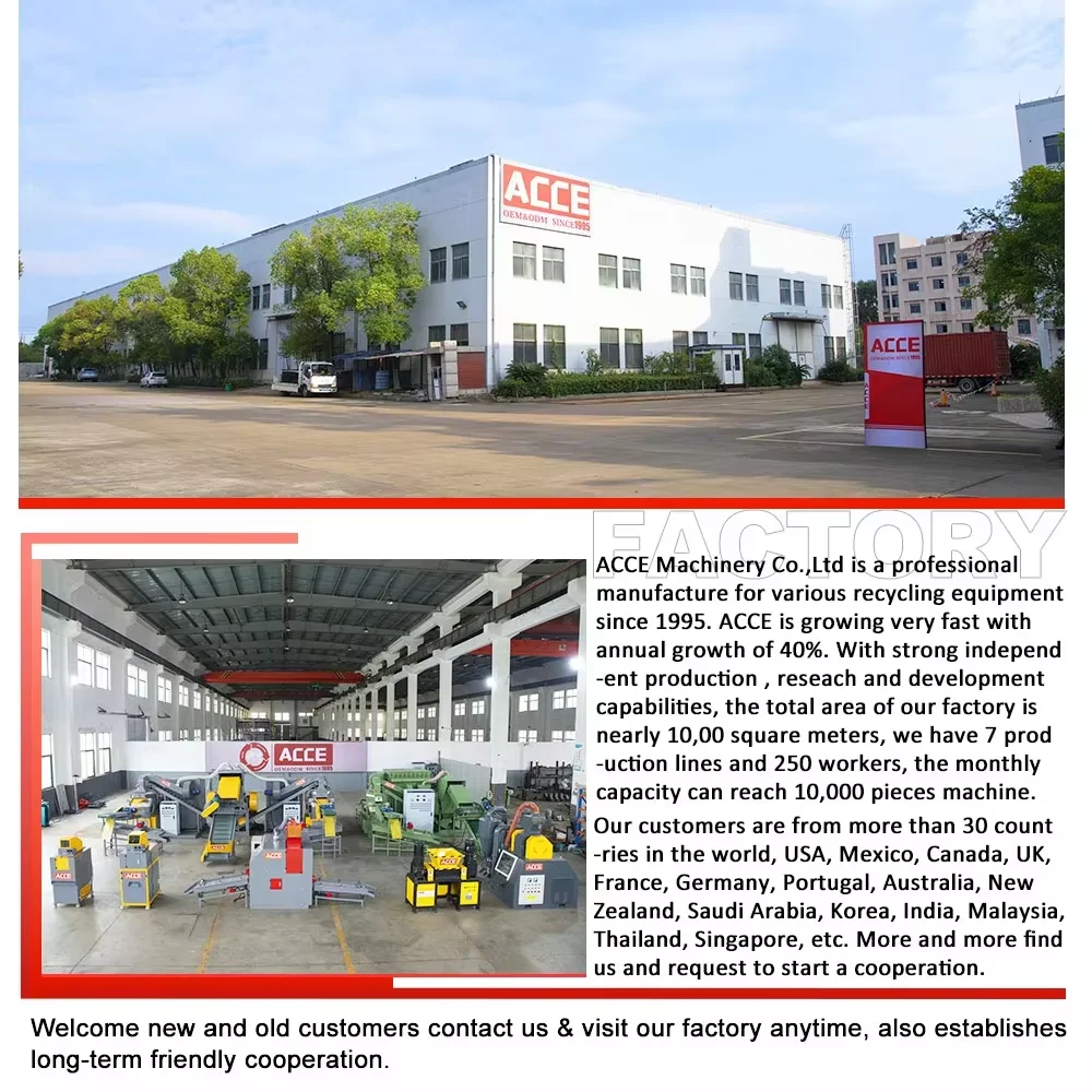 Hot Sales Copper Cable Wire Recycling Machine Small Capacity Scrap Cable Wire Granulator Machine Cable Shredder For Sale