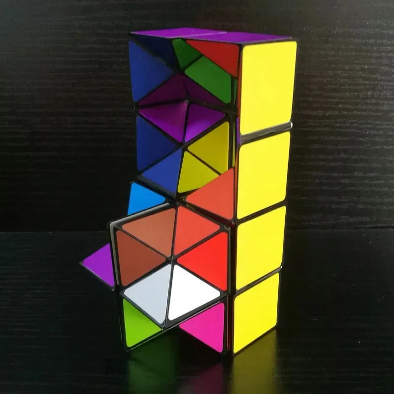 Yoshimoto Magic Cube Toy para crianças, criativo DIY, Relax Puzzle Game, Infinity Cube Gift Idea, homens e mulheres, 2 em 1