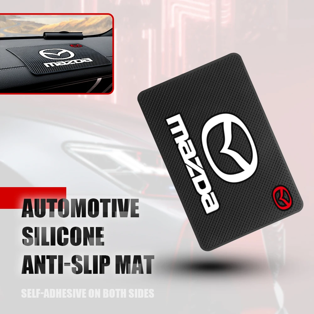 

Автомобильный нескользящий силиконовый коврик для приборной панели, клейкий коврик для мобильного телефона для Mazda Axela Demio Atenza CX5 CX3 CX7 CX30 CX60 CX9 MS GJI MPS