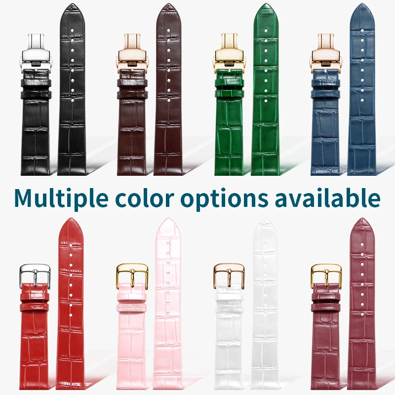 حزام جلد العجل رفيع للغاية لـ Vacheron Constantin Patrimony Eri Traditionnelle Malte - تصميم قرص لؤلؤي مناسب OEM 19 مم 20 مم