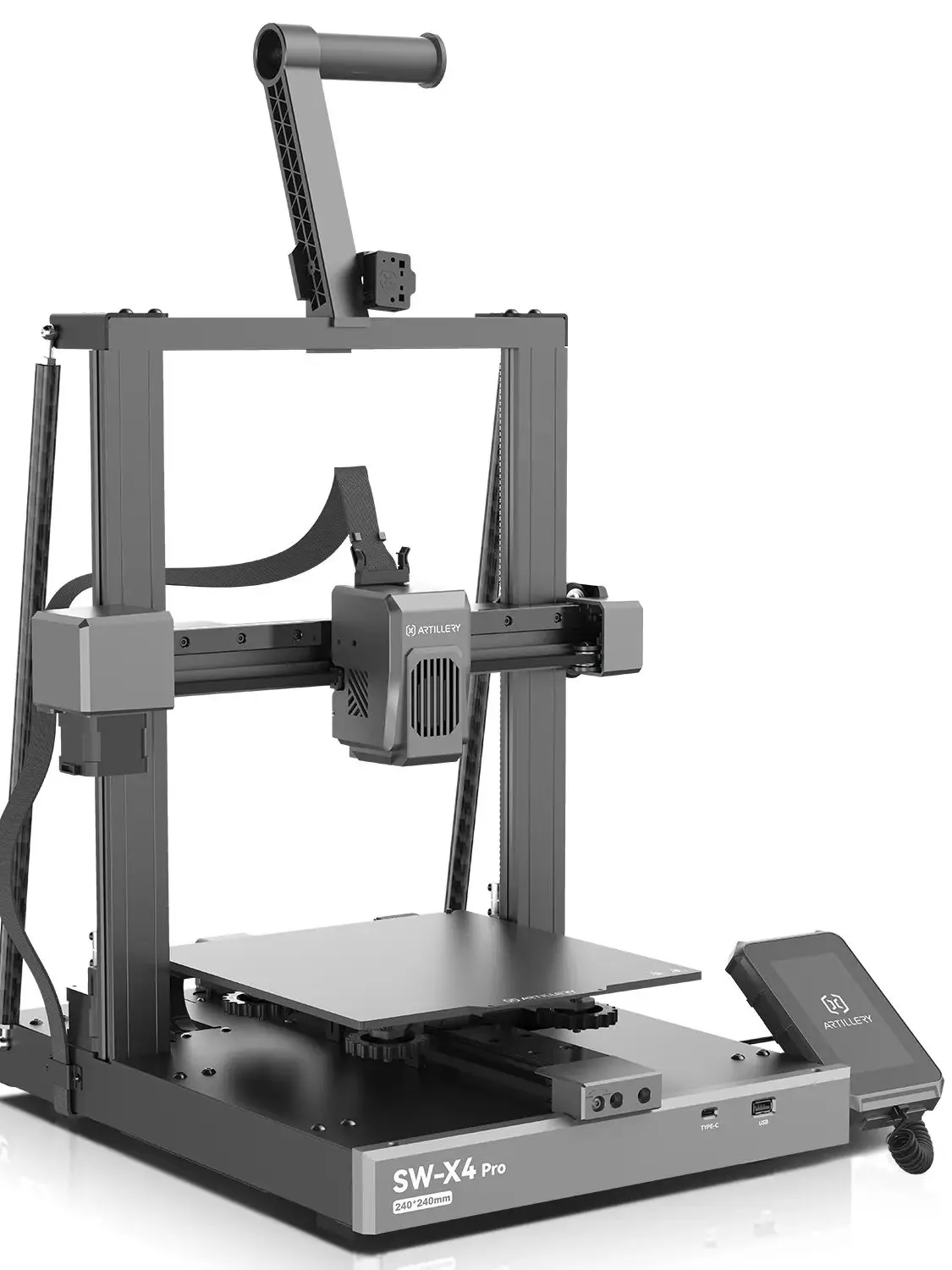 لوحة بكرة الطارد مع مسامير ، طابعة مدفعية ثلاثية الأبعاد sidewinderx4 #4