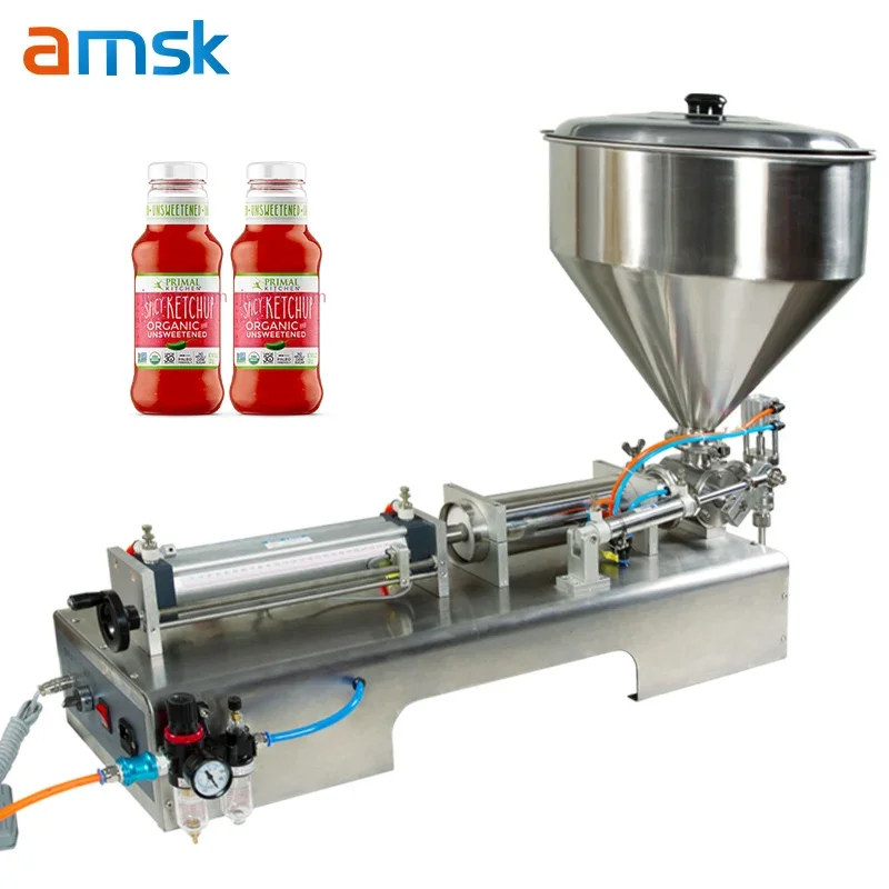 50-500ml Quantitative Paste Liquid Available Particulate Matter Viscous Liquid Sauce Beer Product Dispensing Filling machine