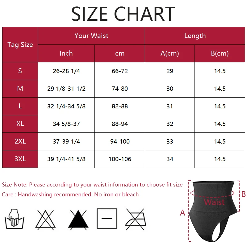 Tummy Control Shapewear Thong for Women Seamless High Waist Body Shaper Boned Panties Girdle Shaping Underwear