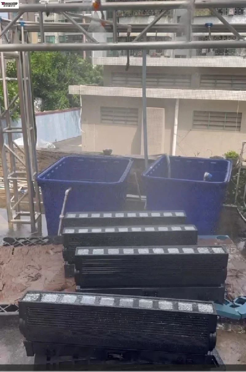 

2 pieces Waterproof 10X60W rgbw LED Wash Beam Moving Head Light Zoom Light