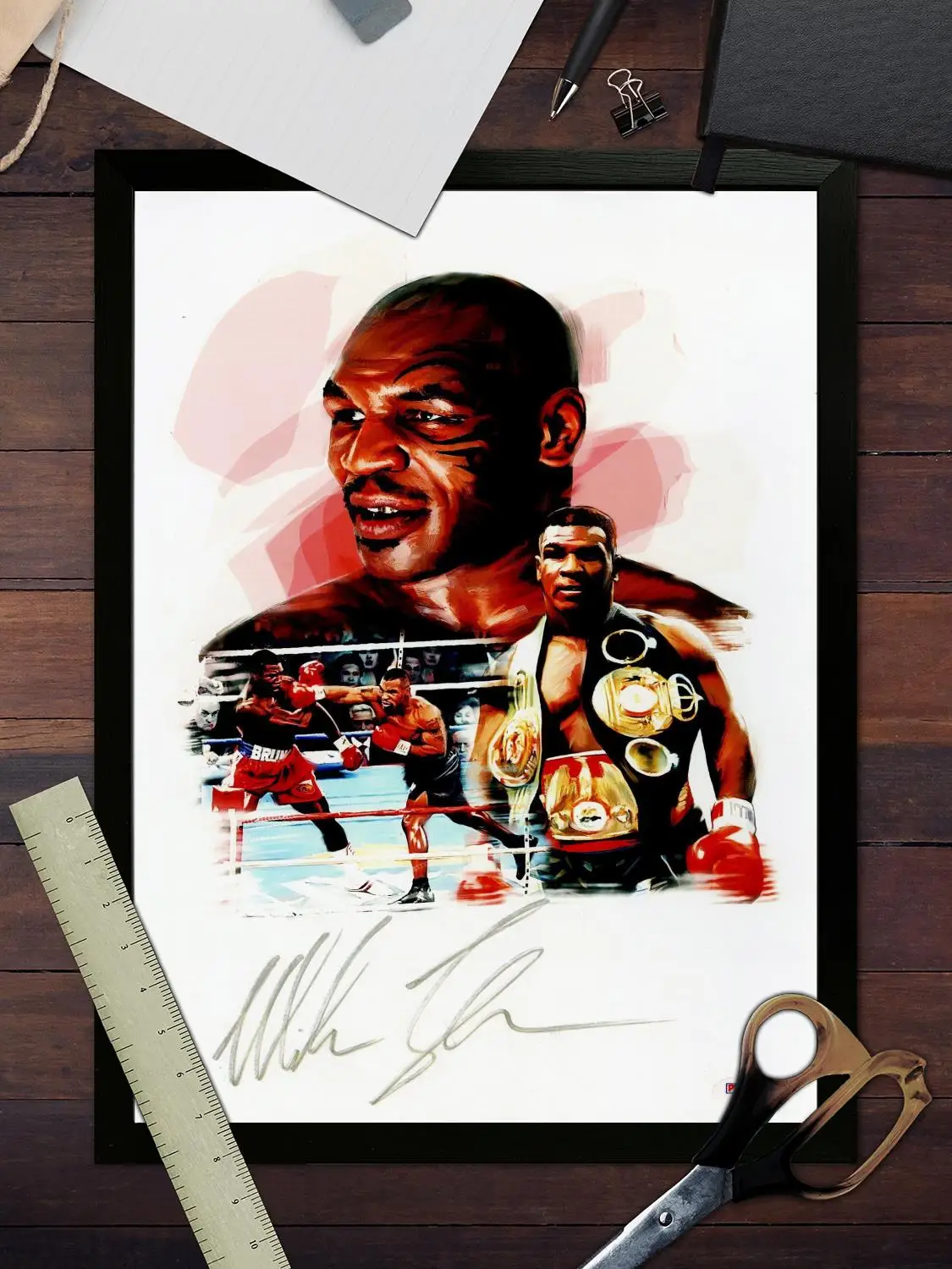 Tyson Vs Holyfield Ii Bite Fight 1997 Mgm وطباعة صورة فنية جدارية، ملصقات ديكور غرفة نوم عائلية حديثة، لوحة زخرفية