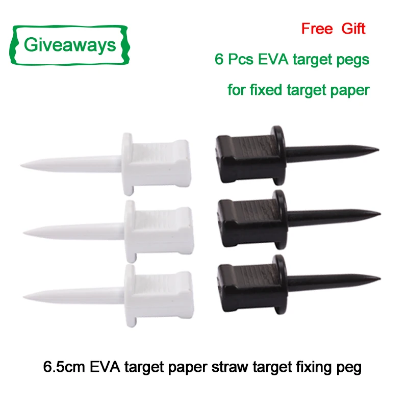 10 Sheets/Set Target Paper 2.5cm Shooting Practice Patch Sticker Metal Target Surface Aid Sticker Free 6 Target Paper Pegs 360pc