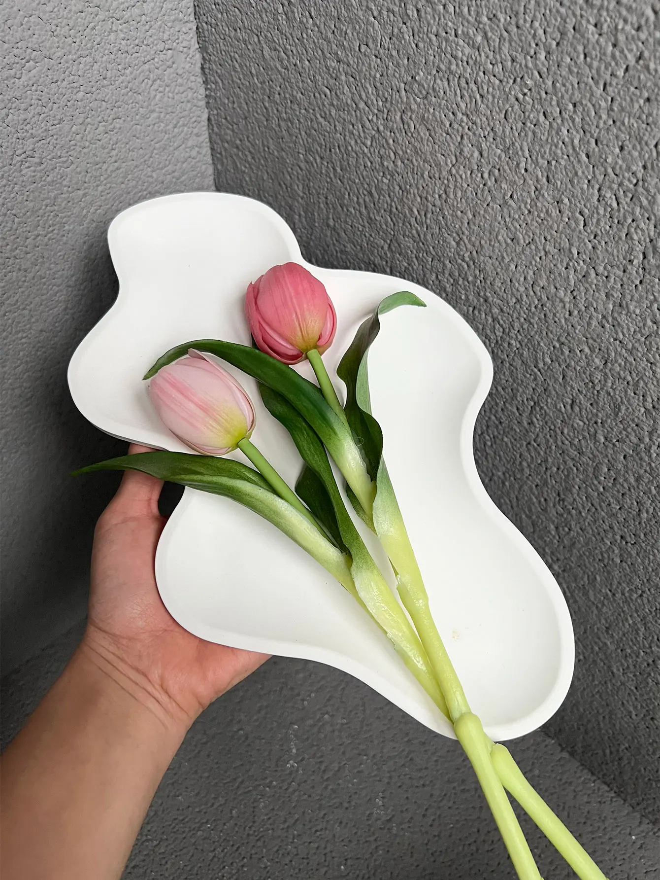 Large Size Tray Silicone Mold Irregular Wave Tray Display Plate Home Decoration Epoxy Resin Gypsum Concrete Mould