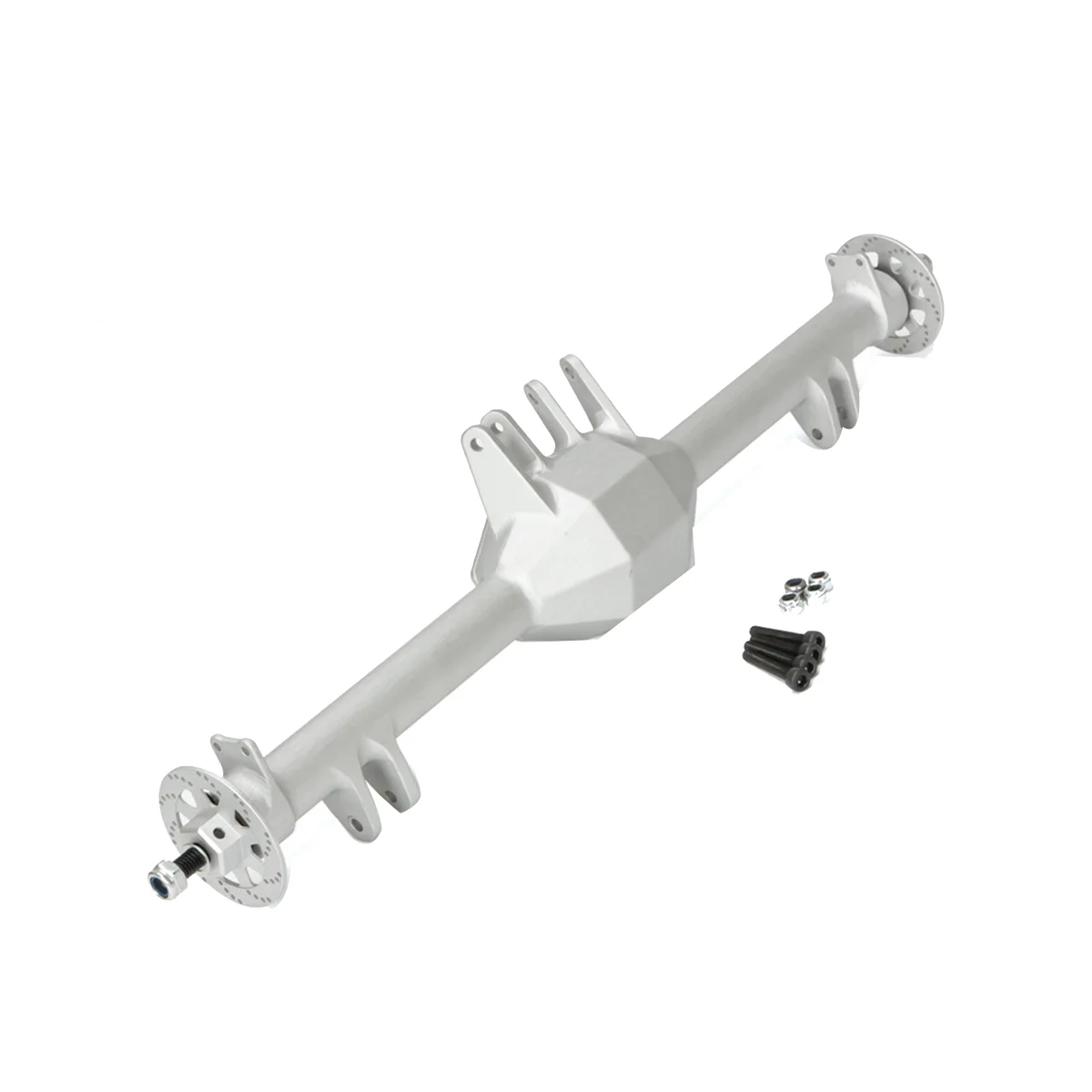 

Metal Rear Axle Housing for 1/10 Baja 4WD Desert Off-Road Truck Upgrade Parts,Silver