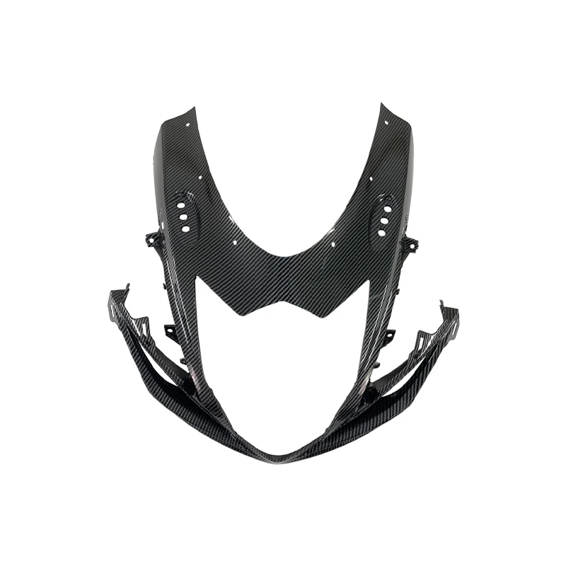 Motorcycle Accessories Carbon Fiber Finish Front Fairing Cowl For GSXR 600 750 K11 2011 2012 2013 2014 2015 2016 2017 2018 2019