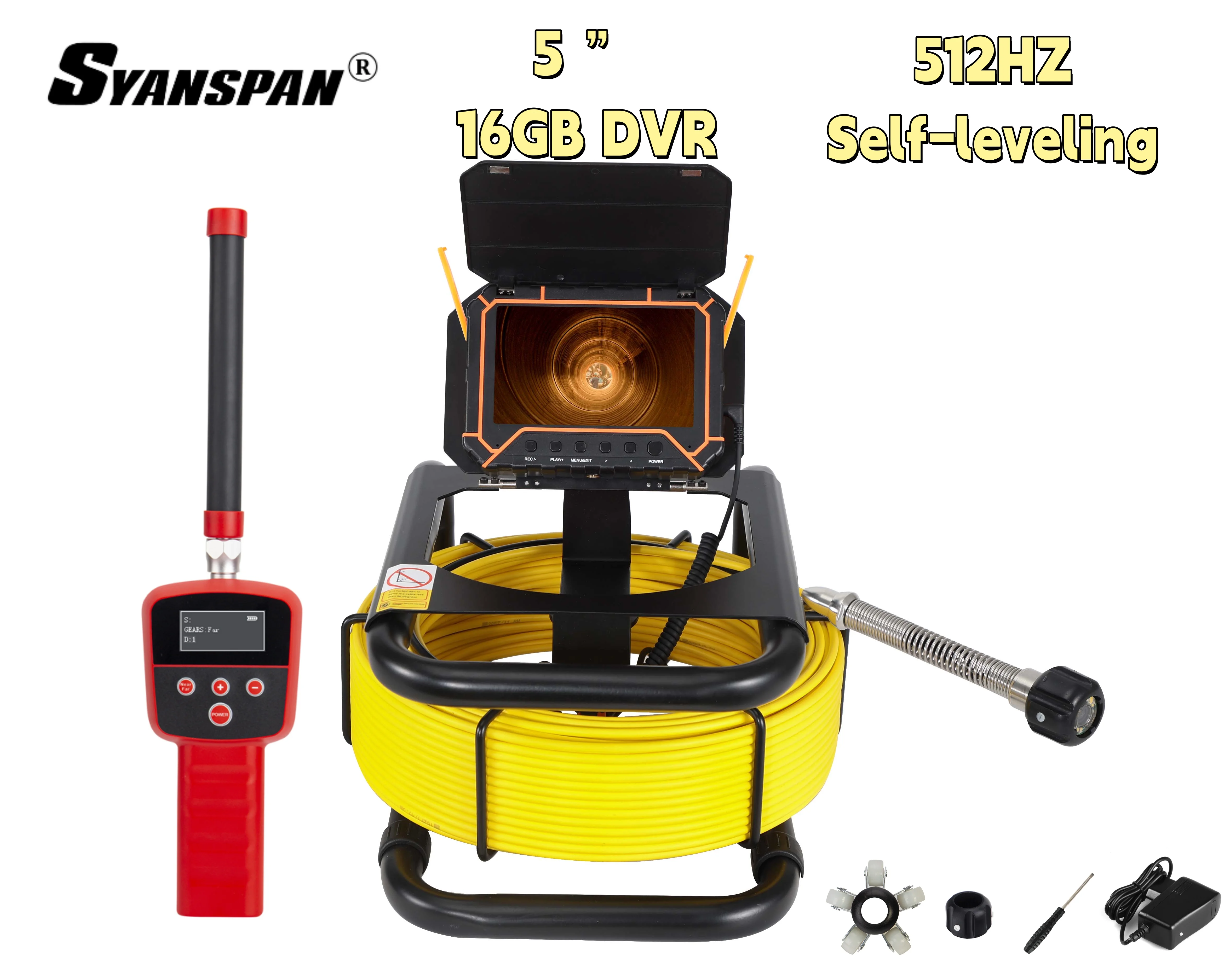 SYANSPAN Sewer Camera with 512Hz Locator IP68 5