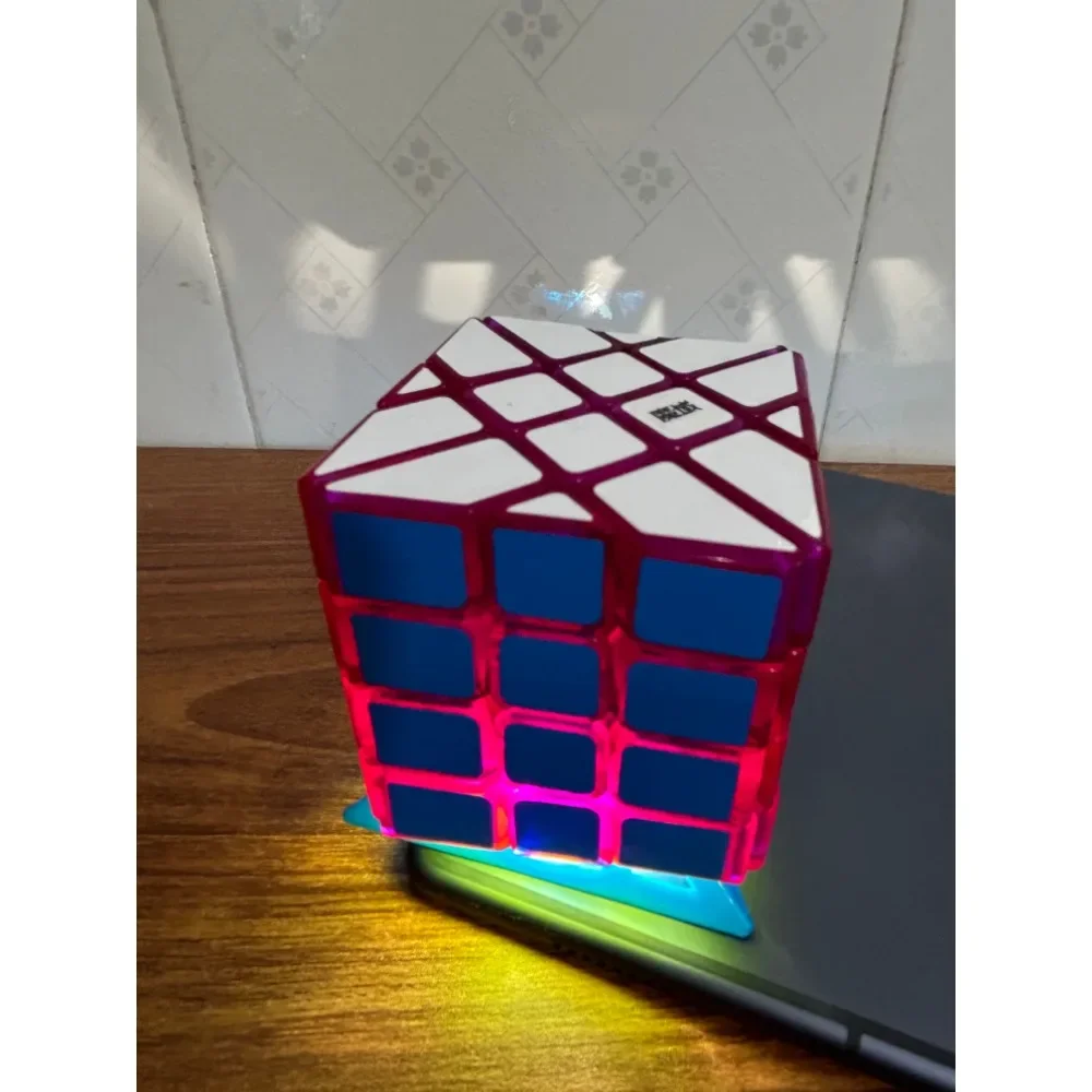 MoYu Windmill 3x3 Limited Edition Cube Fisher 4x4 Cube Magic Cube Stickerless Puzzle Cubes Professional Speed Educational Toys