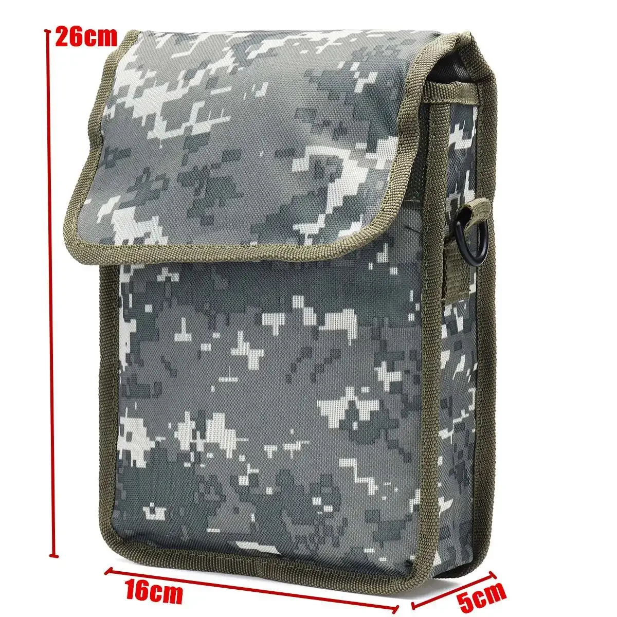 Camo Oxford Metal Detector Bag Shoulder Waist Belt Pouch Good Luck Gold Nugget Bags For Metal Detecting Measuring Instruments