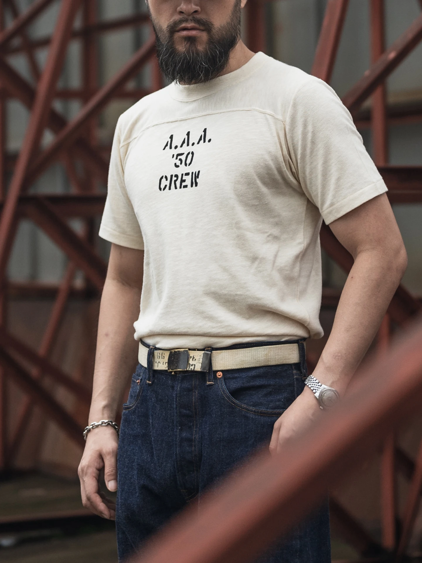 

Легкая спортивная футболка Red Bronson из бамбука из чистого хлопка ort Sve с плоским плечом в стиле ретро, повседневная футболка в американском стиле...