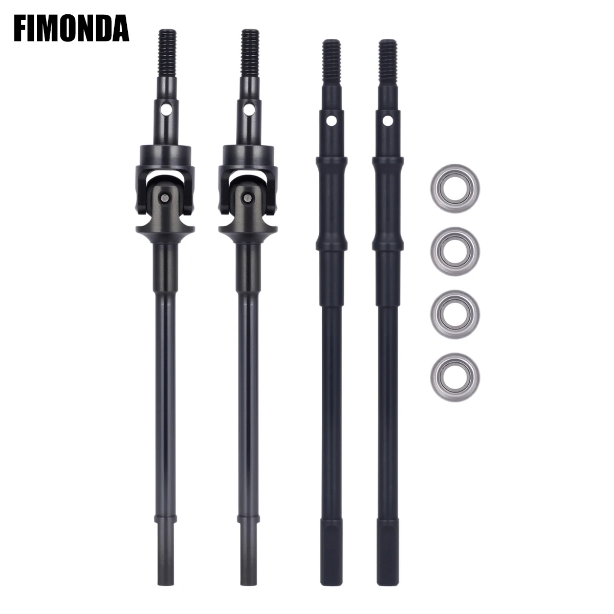 

Steel Front Rear CVD Axle Set for Axial SCX10 II Currie RockJock, Heavy Duty Metal Upgrade Parts for 1/10 RC Crawler