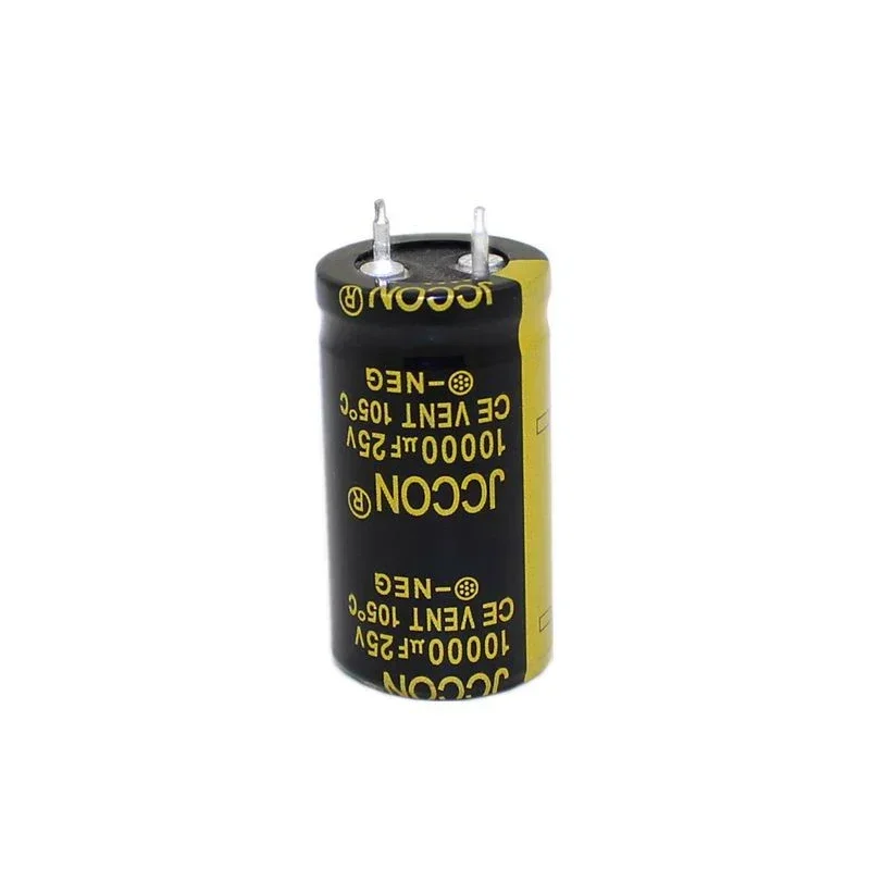 25v10000uf JCCON سميكة القدم كهربائيا مكثف حجم 22x30 22x40 العاكس السلطة