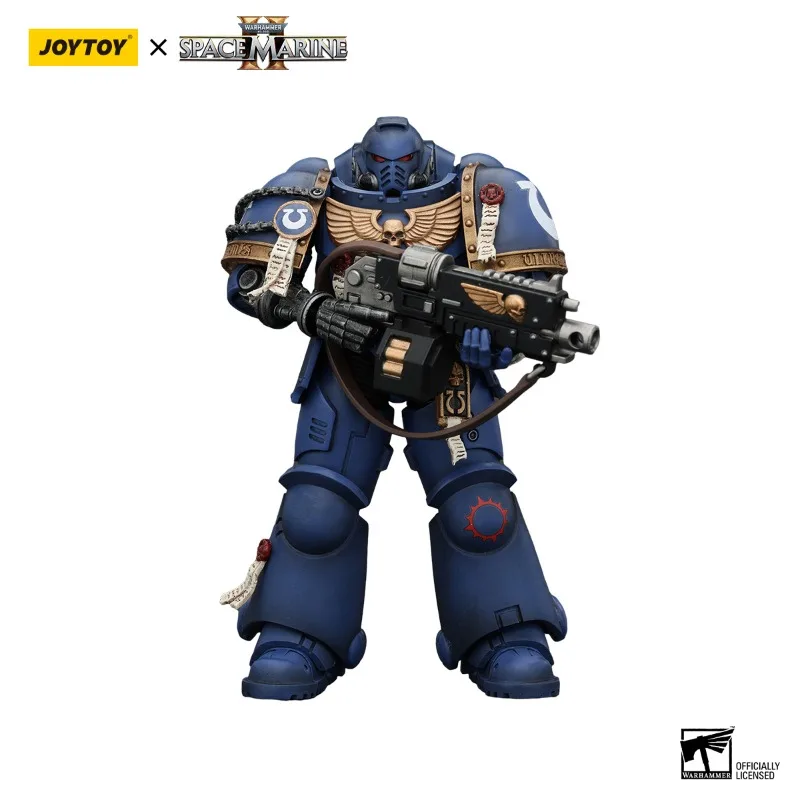 JOYTOY Warhammer 40K Action Figure Uitramarines Lieutenant Titus Gadriel Brother Chairon Joint Movable Figurine Anime Model Toys