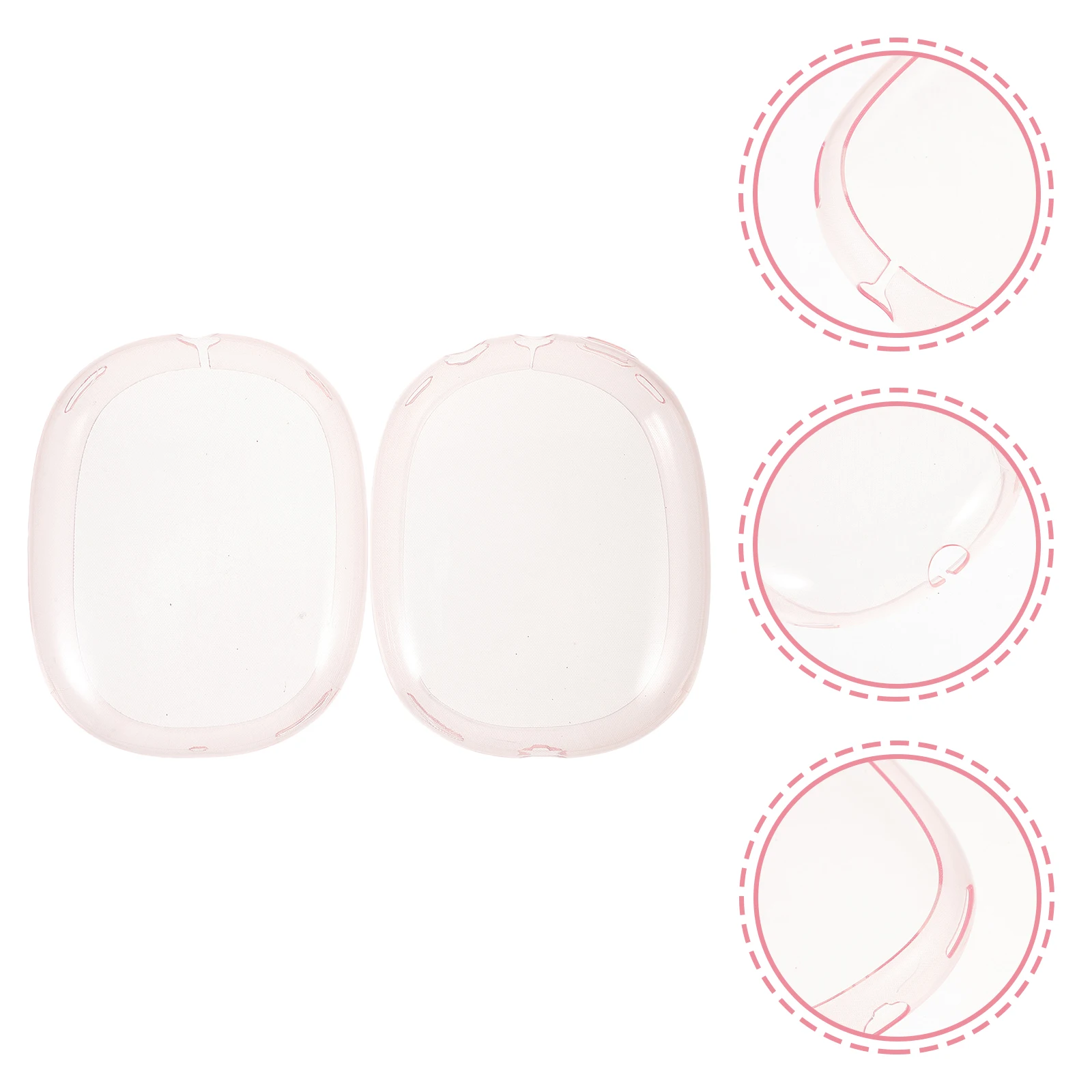 

Earphone Shell Headphone Silicone Case Protective Cover Wireless Max Tpu Headphones Covers
