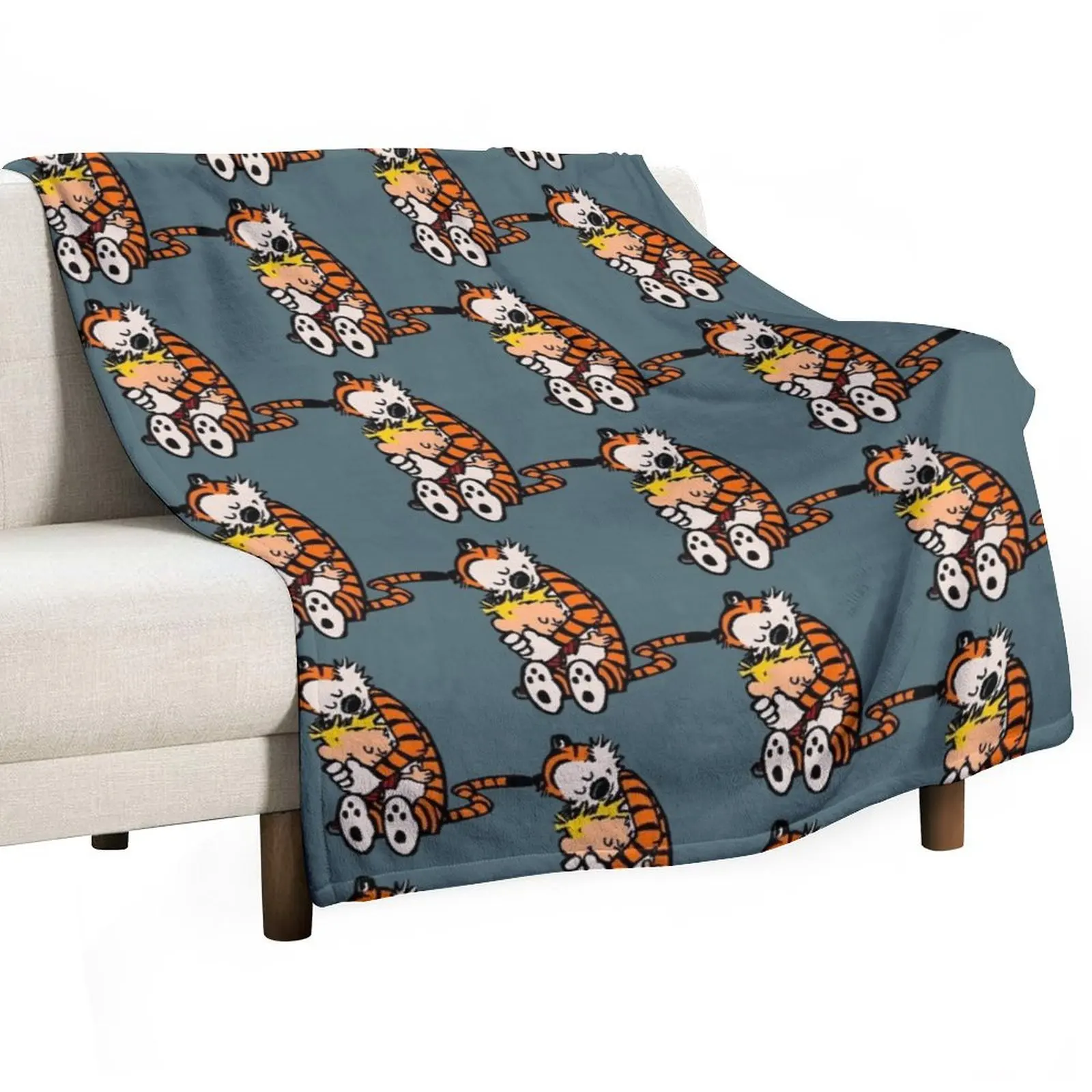 

calvin and hobbes had funy hug Throw Blanket Luxury St Thins Blankets
