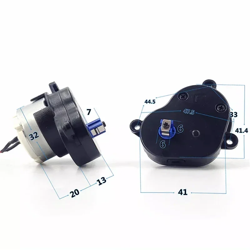 DC 6V-12V 140RPM Micro RC500 Gear Motor Mini 7-Type Plastic Gearbox Gear Reduction Motor DIY Sweeper Robot Toy Model