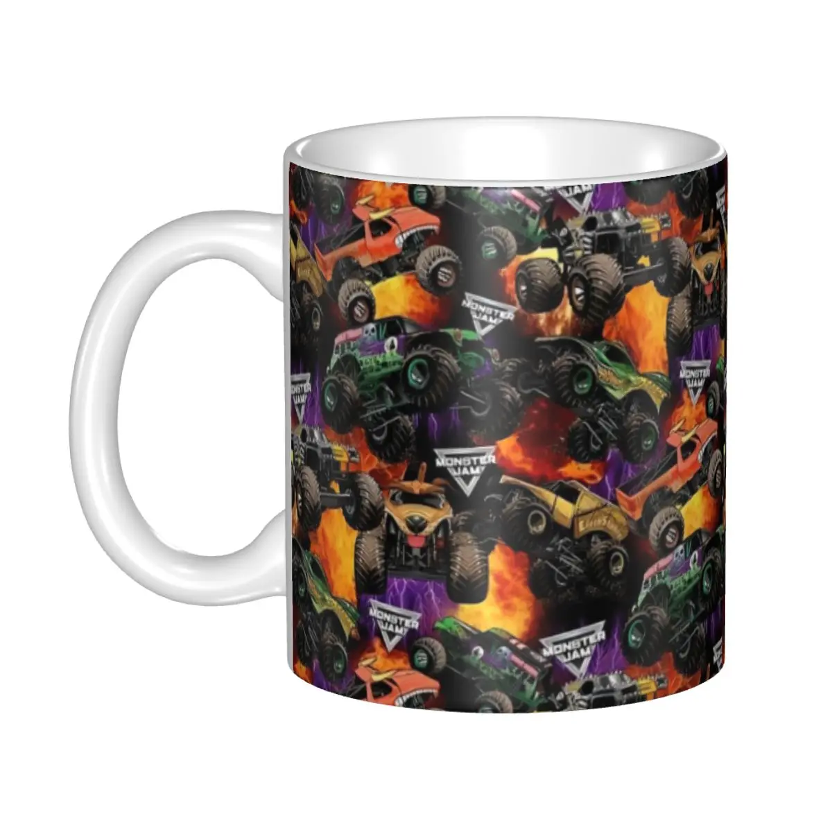 DIY Monster Jam Grave Digger Monster Truck Taza de cerámica tazas de café personalizadas regalo creativo