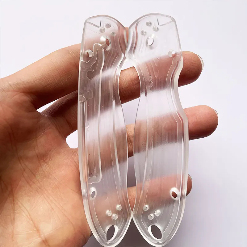 Parche de acrílico transparente Para Cuchillo de araña, Material de parche, accesorios de modificación DIY, Para 3 C223, 1 par, nuevo