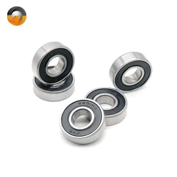 4pcs/lot bearing 16001RS 16001-2RS 16001 RS 2RS rubber shielded 12x28x7 mm Deep Groove Ball bearing 12*28*7mm