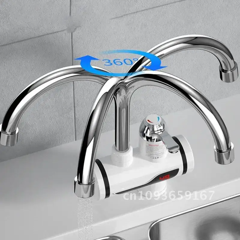 

Electric Kitchen Water Heater Tap Instant Hot Water Water Cold Heater Faucet Faucet Instantaneous Heating Tankless Heater
