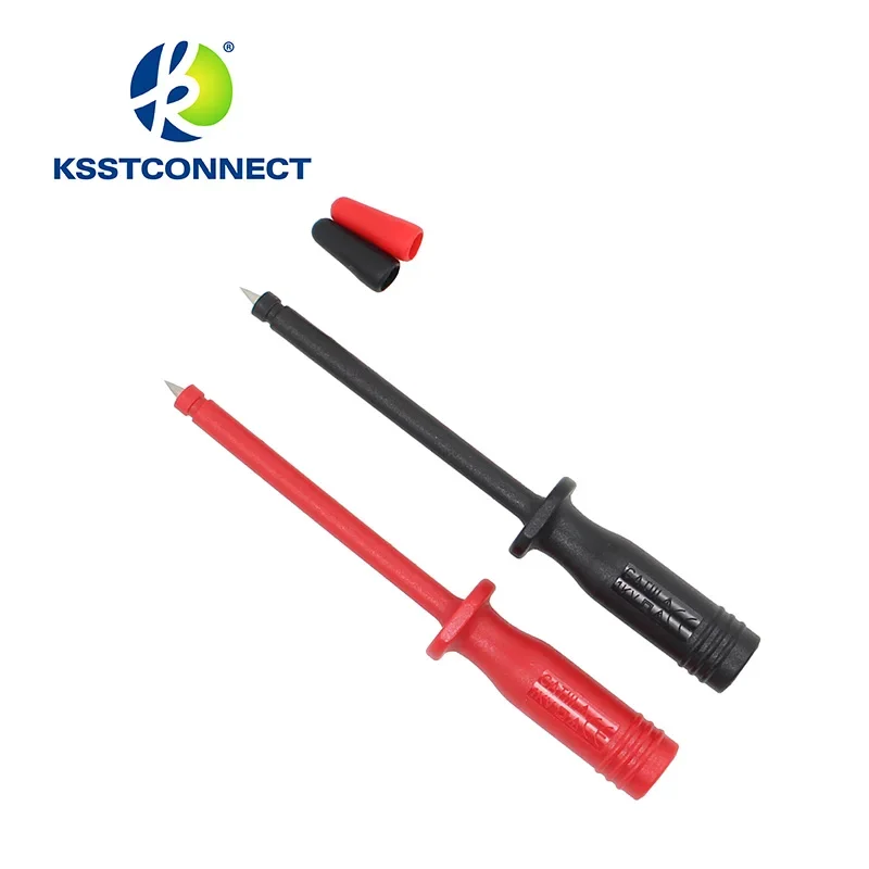 TPC164 2 szt. Sonda testowa bezpieczeństwa z gniazdem 4mm sonda testowa zaczepy testowe z uchwytami