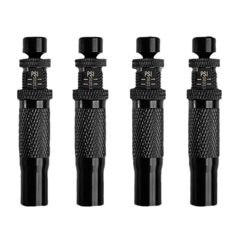 A17R-4Pcs Automatic Tire Deflators Set Of 4, Adjustable Pressure Suitable For Offroad Vehicles Motorcycle Valves Caps