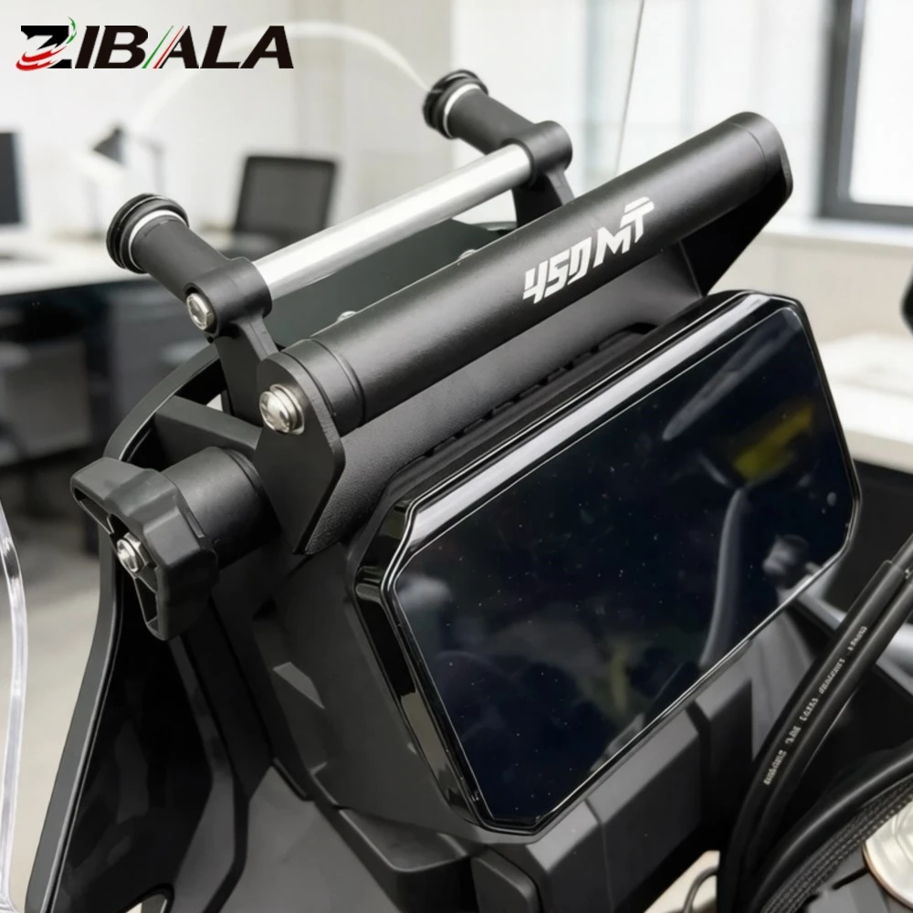 

450 MT Motorcycle GPS Navigation Mounting Bracket Plate Phone Holder For CFMOTO 450MT IBEX 450 450-MT Ibex-450 2024 2025 2026