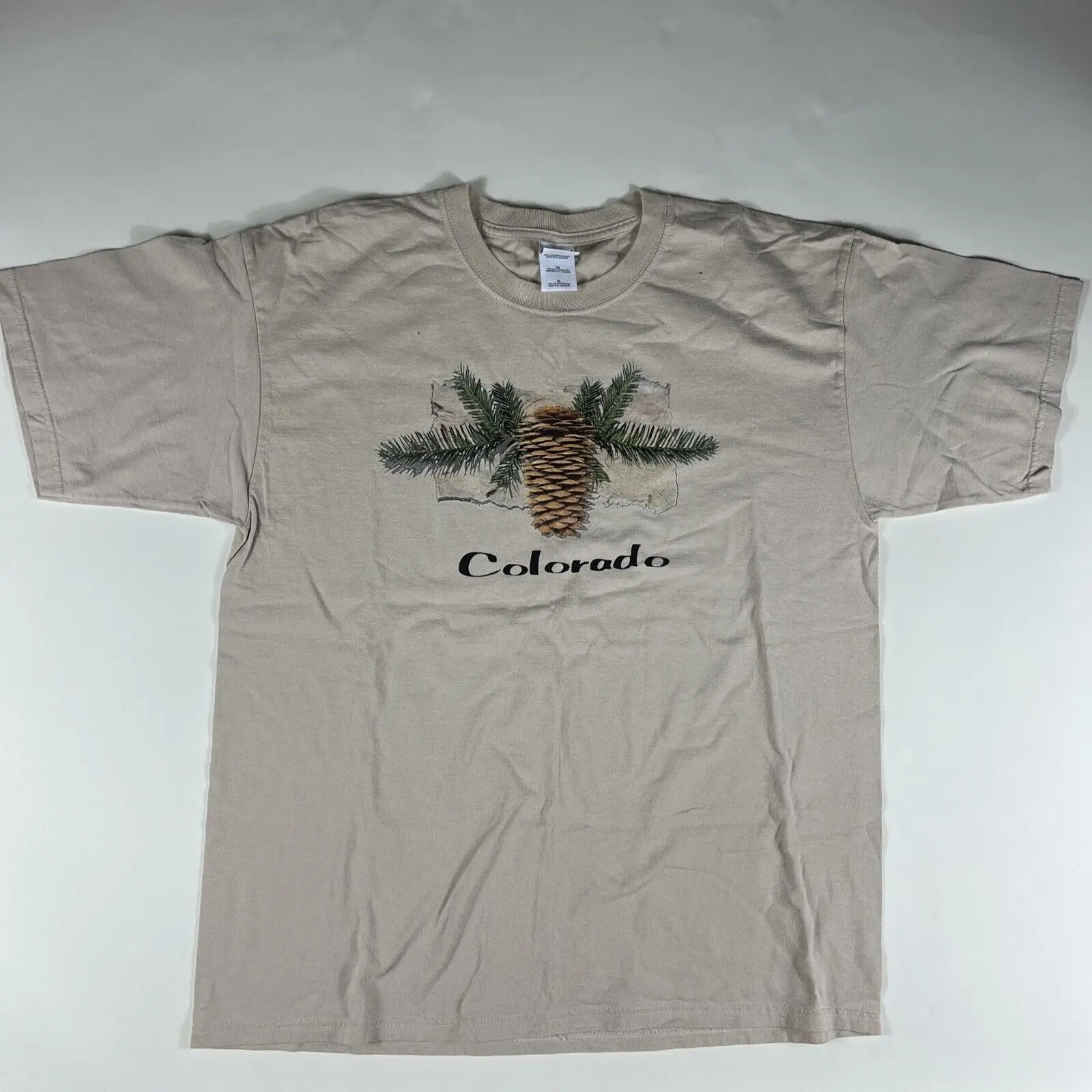 

Vintage Colorado T Shirt Xl Nature Pine Cone