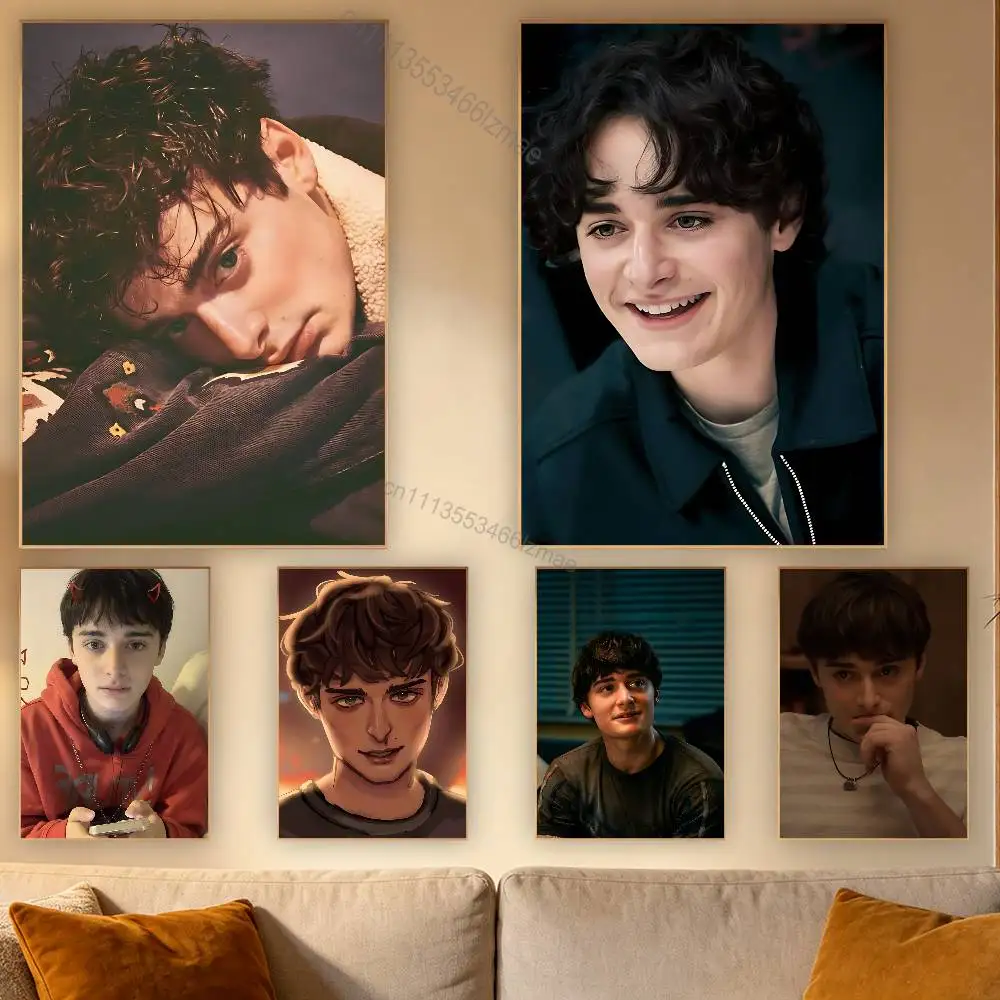 W-Will Noah Schnapp Stranger Poster Wall For Sticky Decoration Waterproof Home Living Room Bedroom Bar