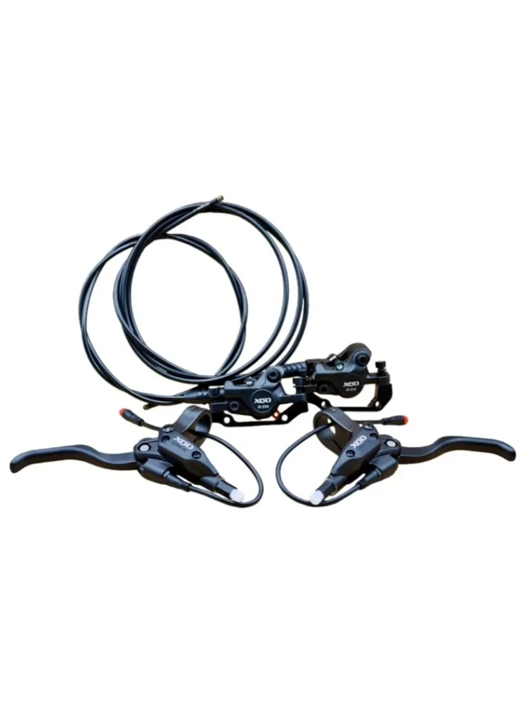 AliExpress XOD E500 E-Bike Hydraulic Brake Cut Off Power Brake 2 Pin Waterproof Plug Hose Front 1000mm / Rear 1850mm Bike Disc Brake