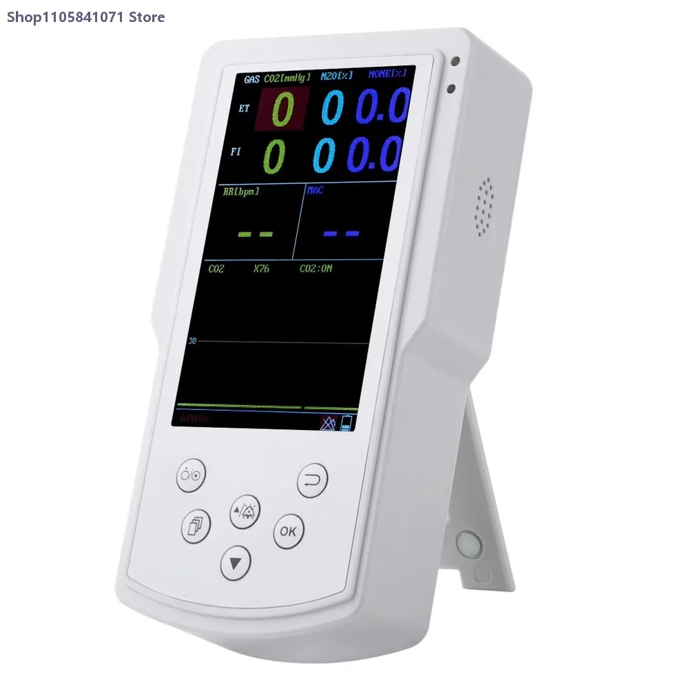 Portable Multi-Gas Analyzer Anesthesia Gas Monitor for ICU OR Emergency Medical Respiratory Monitoring