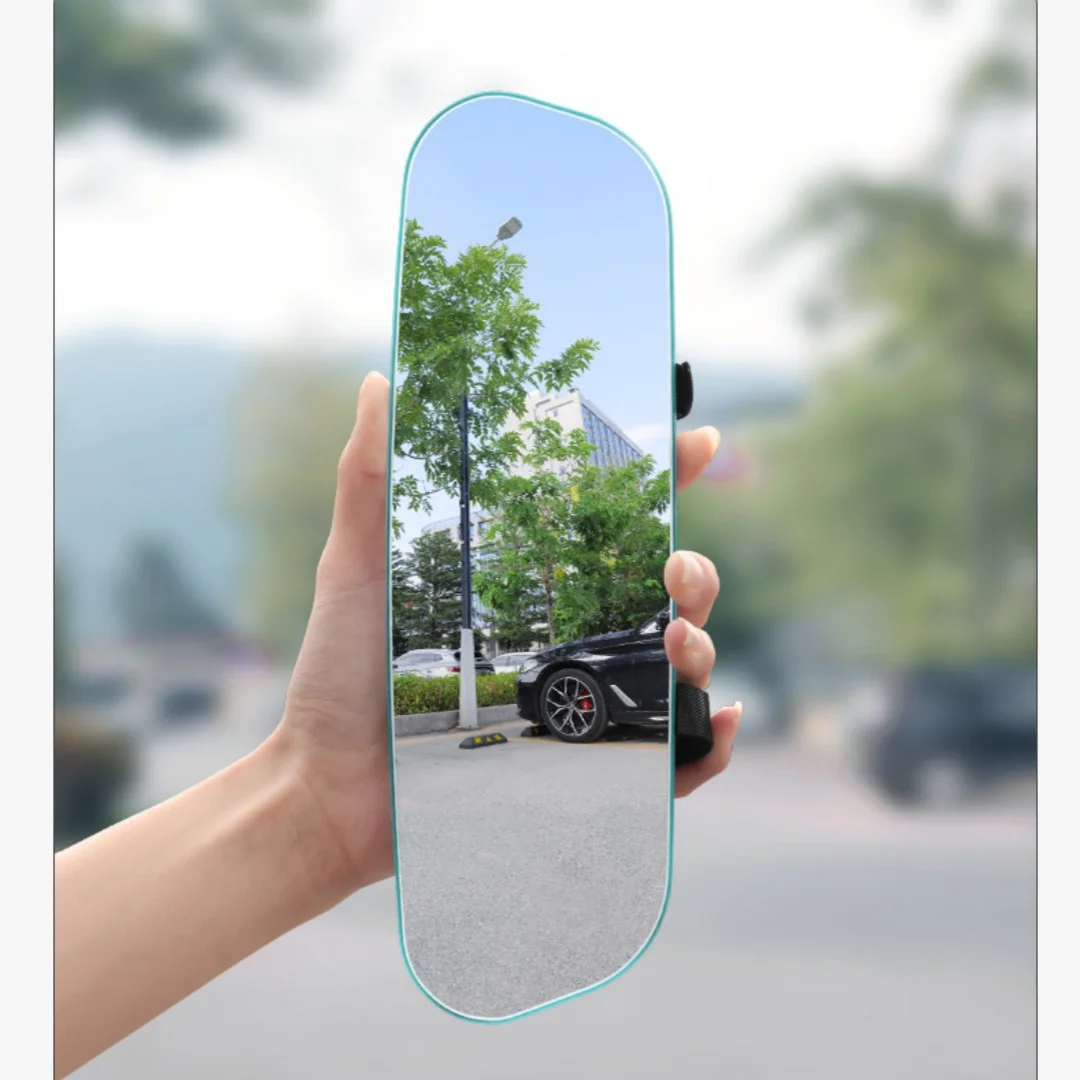 Rahmenloser Weitwinkel-Panorama-Spiegel Blendschutz Auto-Innenraum Rückspiegel für Kinder und Senioren Panorama-Rückspiegel Weitwinkelansicht – Detail 5