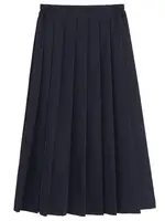 Japanese Preppy Style Women Elastic Waist Long Midi Skirt Ladies Fashion Party Skirt Female Pleated Girls School Uniform Skirt 3
