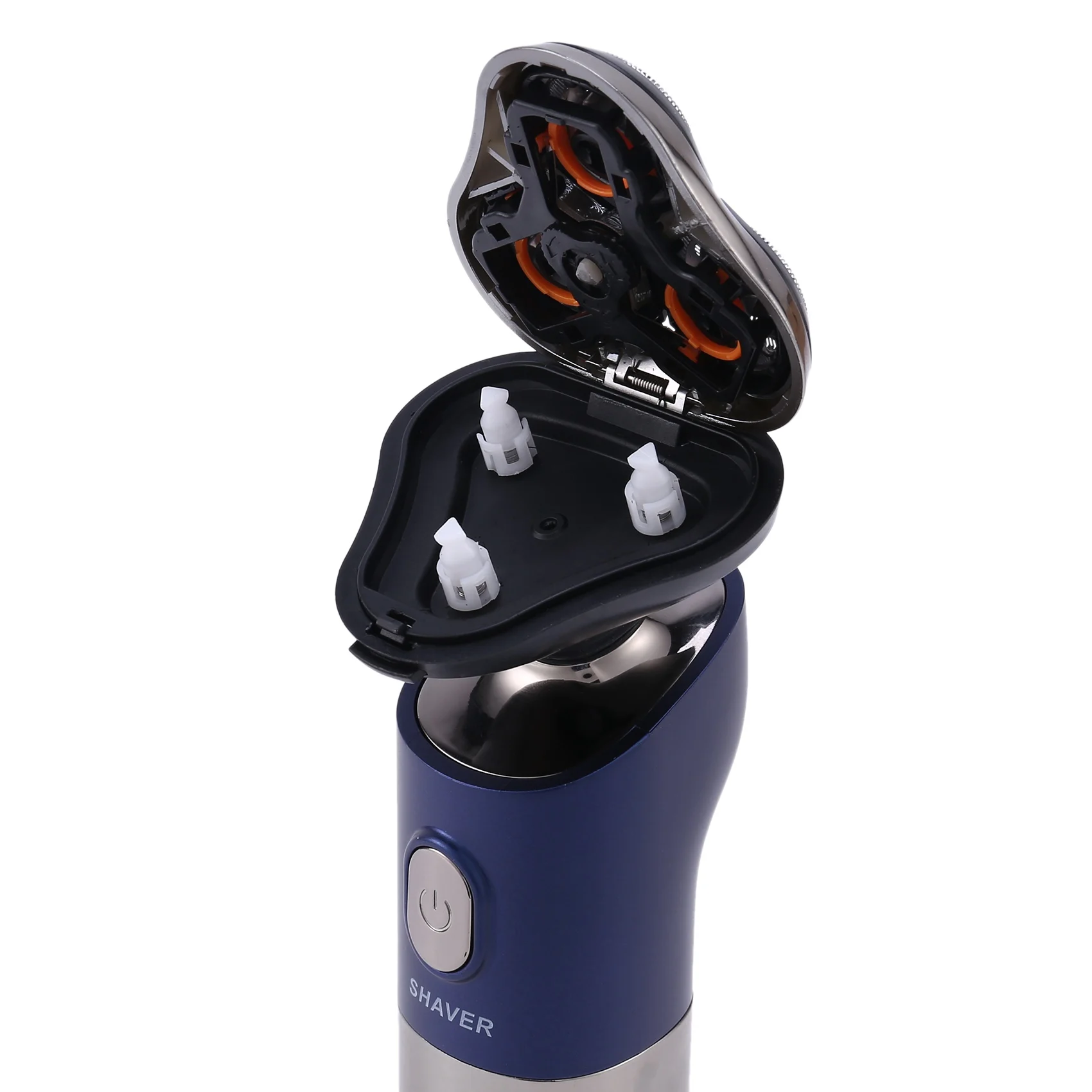 

A74M-4 в 1, многофункциональная машинка для стрижки волос для влажной и сухой уборки, аккумуляторная беспроводная электрическая машинка для стрижки волос, мужская бритва, триммер, синий