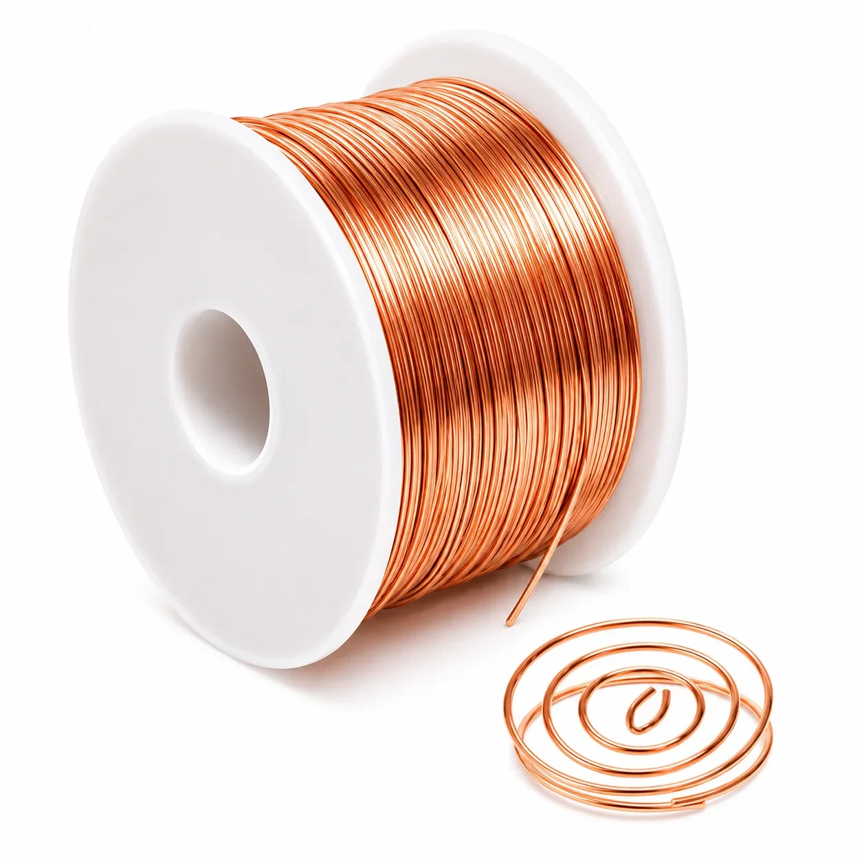 Bare Copper wire 1/3roll T2 Copper Wire (0.1mm-5mm) Bare Copper Wire Conductive Electrical for Gardening Jewelry Making DIY Art