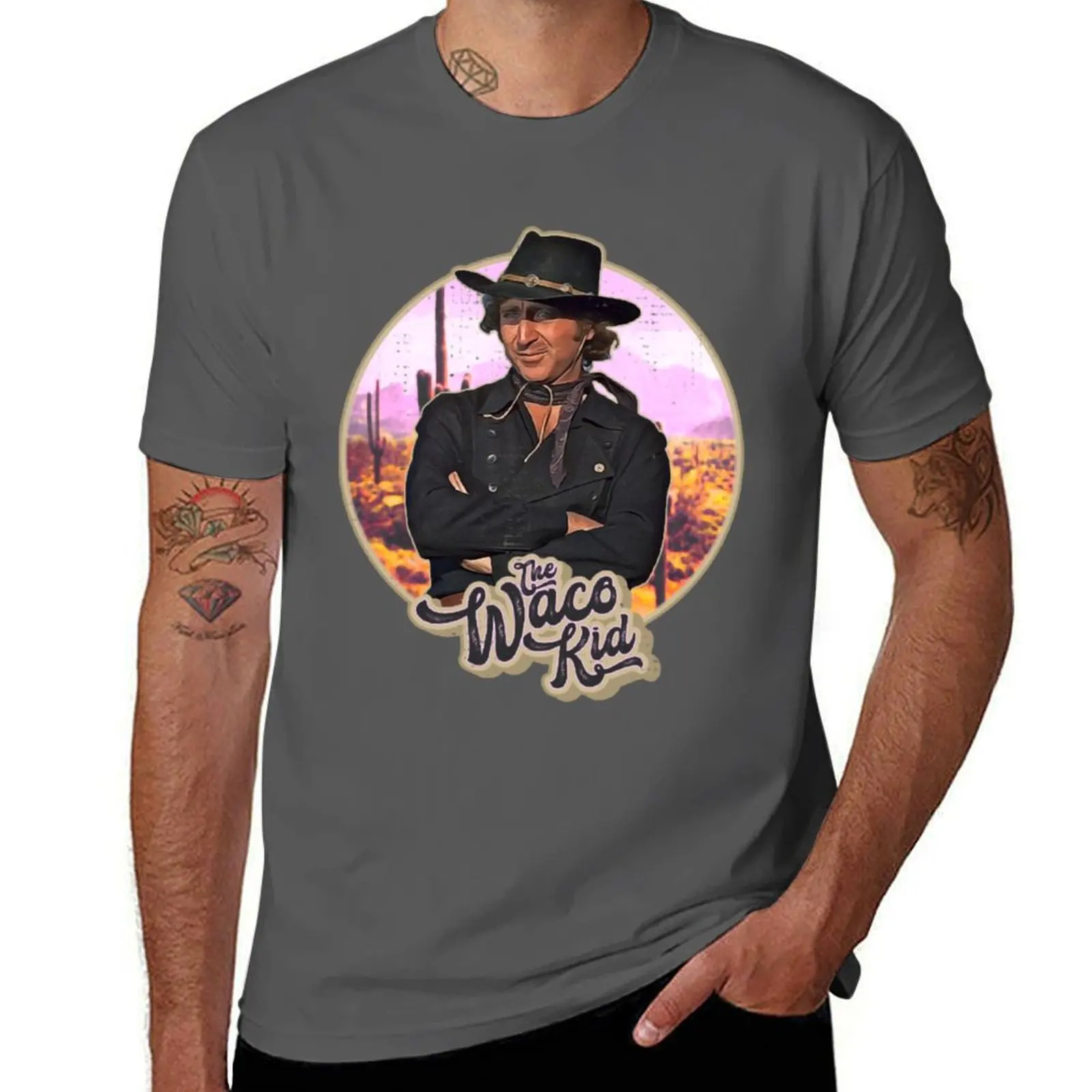 

Blazing Saddles The Waco Kid Gift Fan T-Shirt t shirt for man t shirts for man slim fit man t shirt luxury T-Shirt