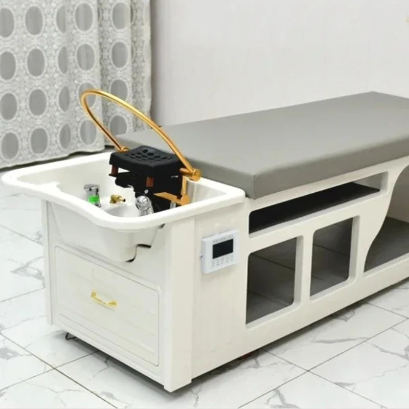 

Hair Shampoo Massage Washing Equipment Hairdressing Basin Professional Stretcher Spa Chair Salon Chuveiro Washbasin Bowl Makeup